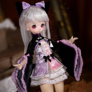 Kinesisk hibiscus dbs doll 14 bjd dröm fairy match flicka harts anime figur carton lala ruru ägg acgn sd samling leksak 240311