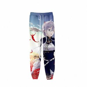 Anime 86 Osiemdziesiąt sześć spodń do dresowych 3d Joggers Pants Casual Spoders Mężczyźni/kobiety Hip Hopowe spodnie dresowe Pantal Homme Streetwear Q0AQ#