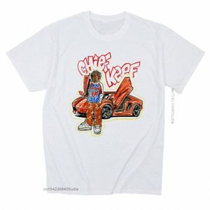 chief Keef Hip Hop Oversized T Shirt Harajuku Mens Summer Fi Short Sleeve Clothing Shirt Aesthetic Camisas F4wa#