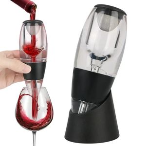 Ana Sayfa Barware Şarap Dekanter Araç Kitleri Profesyonel Hızlı Ayık Kırmızı Viski Havalandırıcı Dispenser Pourer Filtre tabanı 240315