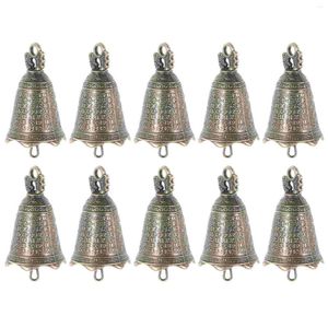 Parti Malzemeleri 10 PCS Dragon Bell Aksesuarları Rüzgar Chime Küçük Vintage Cazibe Ev Dekor Diy Kolyeler Metal Tiny Bells