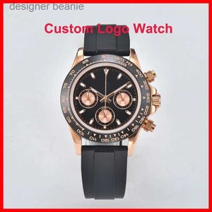 Armbandsur Mens Chronograph VK63 Janese Quartz Movement 40mm Custom Waterproof Electronic Multifunctional Watchc24325