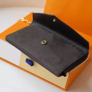 Ny M69431 plånbokskorthållare Recto verso designer läder mode kvinnor mini zippy arrangör plånbok mynt handväska bälte charm nyckel pouc
