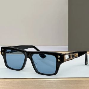DT Solglasögon för män Kvinnor Grandmaster Seven DT 407 Retro Eyewear Designers Style Anti-ultraviolet Full Fram Random Box