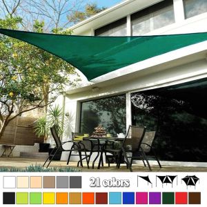 NETS 420D Vattentät Sun Shelter Sunshade Protection Shade Sail Awising Camping Shade tyg Stor för utomhus Canopy Garden Patio