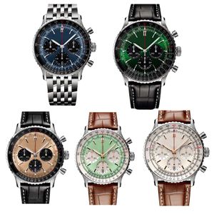 Fashion Watch Luxury Mens Watch Designer Movement AAA Watches High Quality Quartz Watch Multi-Function Chronograph Montre de luxe Gifts