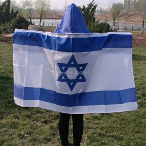 Zubehör Israel-Flagge, Umhang, Körperflagge, israelitische Nationalflagge, Banner, 3 x 5 Fuß, 150 x 90 cm, Weltlandflagge, Umhang aus Polyester, kostenloser Versand