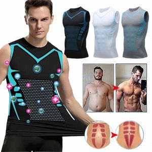 2023 New Versi Sha Sleevel Shirt Energxcell Sha Vest Crewneck Slimming Compri Mans Shirts Men's T Shirts Pack t0Tg#