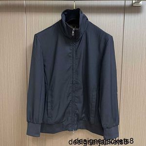 Designer Autumn Men's High-End Jacket LP Old Money Style Luxury Business Stand Collar Jacket WSEF