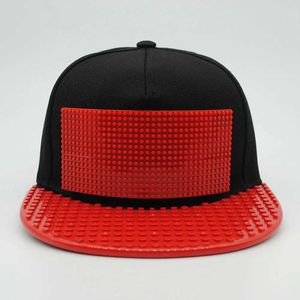 Ball Caps Męskie Męskie Baseball Hat DIY Block Brick Truck Women Snack Hat Odłącza J240325