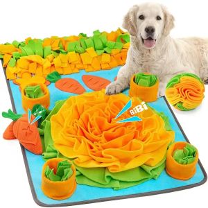 Toys Large Pet Foraging Mat Interactive Dog Toy Sniff and Treat Mat for Dogs Promote Stimulation Suitable for All Breeds Dog Mat