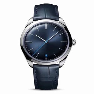 Diâmetro de relógio mecânico de negócios Diâmetro 39 5mm calibre japonês 8215 Strapatura de couro de enrolamento automático de luxo de luxo watch207d