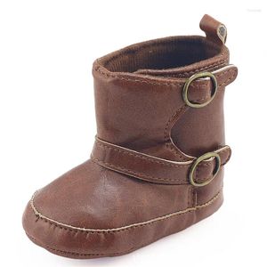 Boots Brand Born Infant Baby Girls Boys Autumn Winter Soft Sole Prewalker Elastic Snow Shoes