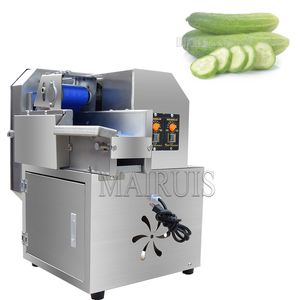 Automatic Vegetable Cutting Machine Commercial Potato Radish Slicer Shredded Pepper Sliced Green Onion Slicer Leek Machine