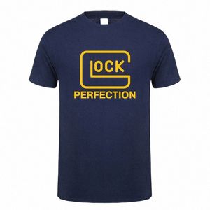 glock Perfecti T Shirt Summer Men Short Sleeve Cott Glock Tshirt Man Tops Tee LH-061 L0WV#