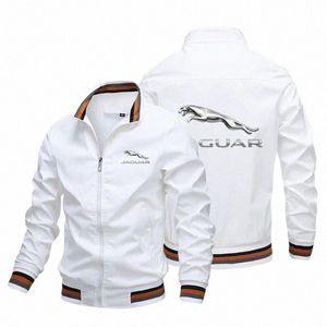 jaguar Car Logo 2022 Summer New Men's Bomber Jacket Casual Fi Outdoor Ultra-Thin Zipper Sports Sunscreen Clothing J5oK#