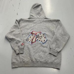 JNCO Hoodie Y2K Pullover Sweatshirt Mens Harajuku Hip Hop Lucky 7 Grafiska broderier Överdimensionerade gotiska kläder 240315