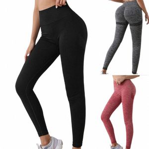 women Sports Pants Breathable Leggings High Waist Seaml Slim Fit Tummy Ctrol Exercise Women Sweatpants for Jogging l17M#