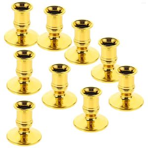 Candle Holders 20 PCS Desktop Electronic Base Dinning Table Decor Candlestick Holder Plastic Home-appliance