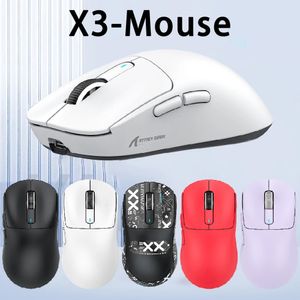 Ataque tubarão x3 mouse sem fio bluetooth 24gtypec conexão trimode ratos de jogos ópticos para computador portátil 240309