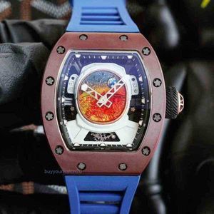 Luksusowy projektant zegarek sportowy zegarki męskie i damskie Wysokiej jakości zegarek 40 mm gumowy pasek chronografu na rękę Richar M Watch SBSA
