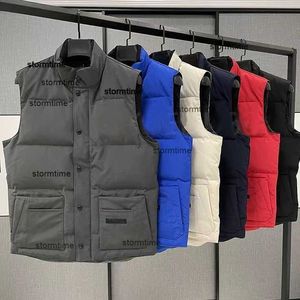 Gilet Mens Bodywararmer Projektant kamizelki damskiej odzieży wierzchniej jesień i zima czarna luksusowe luksusowe piórko materiał luźny płaszcz mody rozmiar rozmiar s m l xl xxl