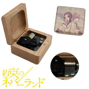 Boxes The Promised Neverland Aufzieh-Spieluhr, Isabellas Wiegenlied, Musikthema, 18 Töne, Freunde, Studenten, Geburtstag, Weihnachten, süßes Geschenk