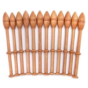 Craft Tools 12Pcs Bobbin Lace Kit Knitting Needle Weaving Tool Wooden Turned Wood For Making 240311 Drop Delivery Home Garden Arts Cr Dh9Mj