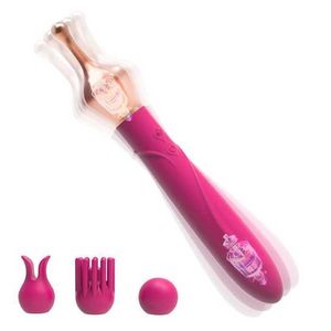 Hüfte neuer Doppelkopf Shaker 10 Frequenz Starker Schock weiblicher Masturbationsgerät Kronengezeiten-Stift G-DOT Stick 231129