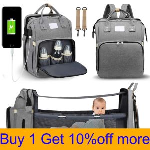 Fans Baby Diaper Bag Nappy Stroller Bags Maternity Bag for Baby Backpack Portable Crib Travel Umbrella Bed Infant Changing Table