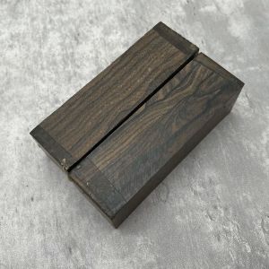 Joiners 10*3*3cm handgjorda diy träverk trä svart persimmon trä mexikansk ebenholts landskap mönster kniv gör material diy trä hantverk