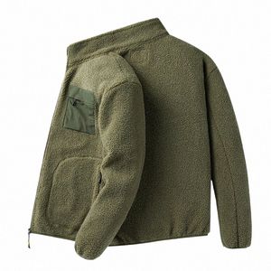 men kurtka Aviator Autumn Zima wełniana jagnięcy płaszcz unisex kurtka wojskowa mężczyzna kurtka polarowa ciepła wygodna vintage męska odzież x4hv#