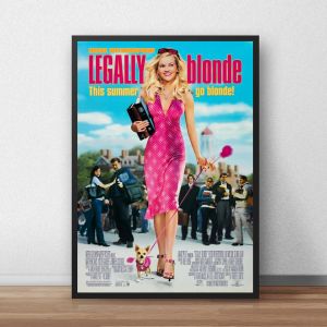 Calligraphy Legally Blonde Movie Poster HD Printable Canvas Art Print Home Decor Wall Painting ( No Frame )