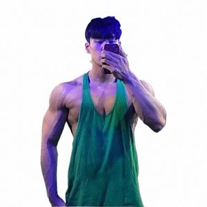 Gym Warriors Stringer Tank Top Men Mens Mesh Fitn Clothing Bodybuilding Vest Workout Singlets Running Sleewel Shirt J5SM#