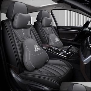 Car Seat Covers Ers Leather For Chery Tiggo 8 7 Pro Accessories Drop Delivery Automobiles Motorcycles Interior Otk4C