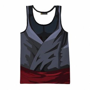 Goku Vest Anime Cosplay 3D Printed Tanktops Männer Sommer Fi Casual T-Shirt Ärmel Tops t männliche Bodybuilding-Kleidung S08y##