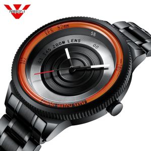 NIBOSI Orologio da uomo di lusso da donna Unico stile creativo Pographer Orologio da polso al quarzo impermeabile unisex Sport Relogio Masculino244U