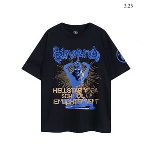 Hellstar camisa designer camisas curtas homens mais camisetas t rapper lavagem cinza pesado artesanato unisex manga tshirts topos high street retro mulher t-shirt us s-xl hell star 547