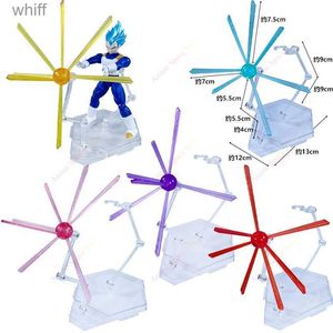 Action Toy Figures Goku Vegeta Tien Shinhan Kamehameha Wave DIY Display Stand Accessories Effect SceneC24325