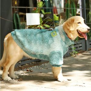 Parkas inverno quente grosso roupas para cães grandes 3xl7xl jaqueta de lã de cordeiro para cães médios grandes casaco à prova de vento camisola do cão acessórios para animais de estimação