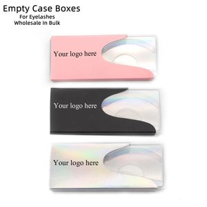 Wimpernboxen-Verpackung mit kundenspezifischem Großhandel für kleine Unternehmen, schwarz-rosa, leeres Papier-Seelve-Etui, Ihr 240313