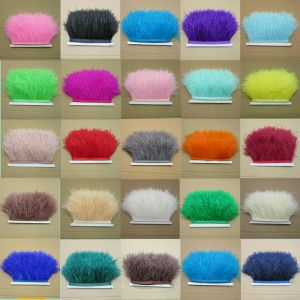 Crafts 10 Yards 810cm Ostrich Feather Trim Fringe for Diy Dress Sewing Crafts Costumes Decoration Feathers Trims
