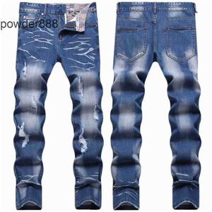 2024 Nytt rakt ben för män designer hiphop mode mens byxor jeans toppkvalitet lila motorcykel cool denim byxa nxhd