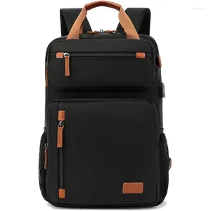 Рюкзак Chikage, многофункциональный деловой пригородный рюкзак высокого качества, мужской винтажный компьютерный рюкзак большой вместительности, студенческая школьная сумка