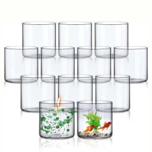 Vases Glass Cylinder Vases Clear Flower Vase Tall Floating Candle Holders Centerpiece Vases for Table Home Wedding Decorations Dinners