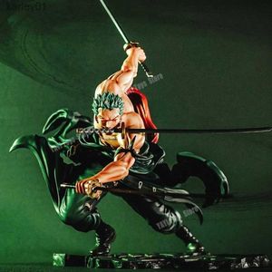 Anime manga gorąca jedno sztuka 10 cm figura anime gk roronoa Zoro Three-Blade SA-Maksimum Manga Anime Statue Action Figurek Model Kid Toy YQ240325