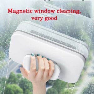 Cleaners Multifunctional doublesided window cleaner, household powerful magnetic cleaning brush, household cleaning tool, glass scraper