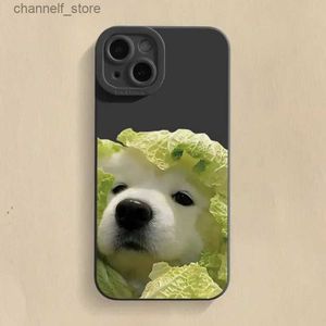 Capas de telefone celular Cute Bread Dog TPU Soft Phone Case para IPhone 14 15 Pro Max 13 12 11 Pro 7 8 Plus SE 2020 XR X XS Max Capa de telefone BumperY240325