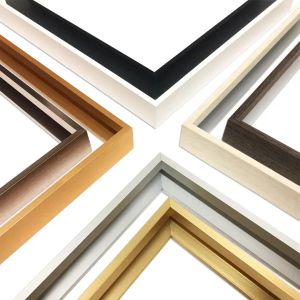 Frame 8 Colors 30x40 50x70 Metal Picture Photo Frames Kit Diy Gold Sier Black White Canvas Painting Frame Wall Art Home Decoration