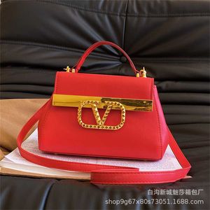 26% OFF Designer bag 2024 Handbags Womens personalized bags big hardware small bags slim legs one shoulder crossbody bags trendy trend this year